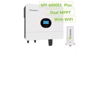 Inversor fotovoltaico Growatt de energía avanzada de 6KW, 1.2KW